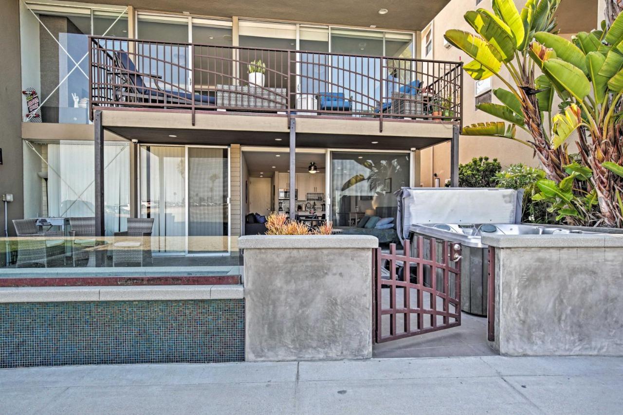 Bayfront San Diego Getaway On Boardwalk With Hot Tub Exterior foto